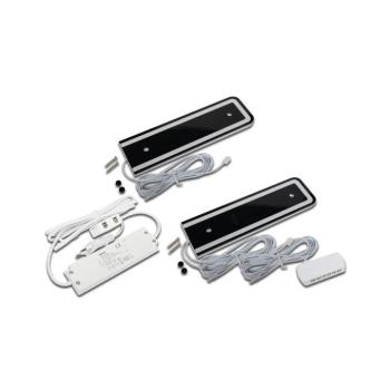 LED szekrény alatti lámpa U-Pad F, 2 darabos készlet 3,000K fekete Érzékelő kép
