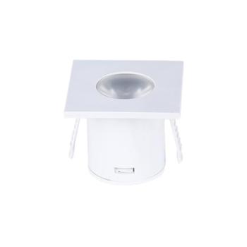 LED szekrényvilágítás - 1w négyzet alakú - fehér, 3000K, meleg fehér, 60 lm, Optonica, 3299 kép