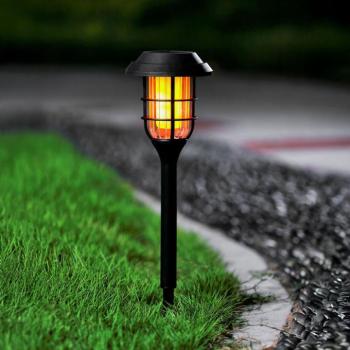 LED szolár napelemes leszúrható flame, 1800K, műanyag, IP44, Modee, ML-GS038 kép