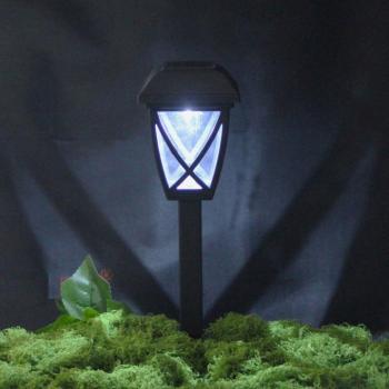 LED szolár napelemes leszúrható lámpa, 9000K, műanyag, IP44, Modee, ML-GS029 kép