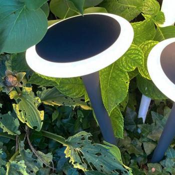 LED talapzati lámpa Bermuda feketeszürke kép