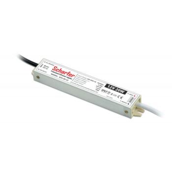 LED tápegység , 12 Volt , 20 Watt , 1,67A , kültéri , vízálló , IP67 , Scharfer , 7 év garancia kép