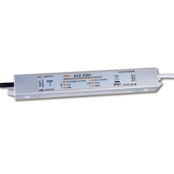 LED tápegység , 12 Volt , 30 Watt , 2,5A , kültéri , IP67 , Ultra Slim kép