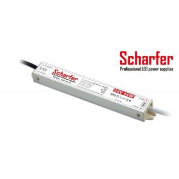LED tápegység , 24 Volt , 45 Watt , 1.87A , kültéri , vízálló , IP67 , Scharfer , 7 év garancia kép