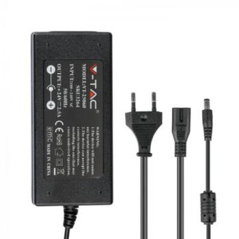 LED tápegység , 24 Volt , 60 Watt , 2.5A , dugvillás , IP44 , V-TAC kép