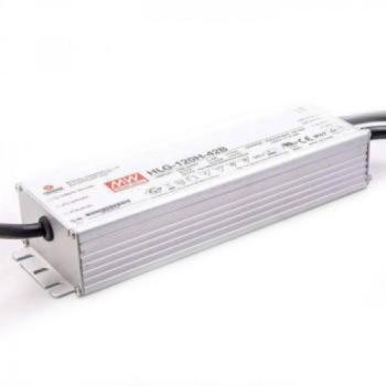 LED tápegység , Mean Well , HLG-120H-24B , 24V , 120 Watt , 1-10 V szabályozható , IP67 , dimmelhető kép