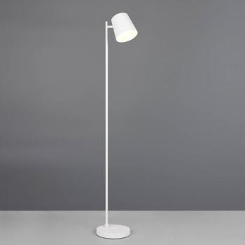 LED tölthető állólámpa Blake, matt fehér, fém, dimmelhető kép