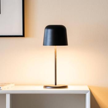 LED tölthető asztali világítás Biot, fekete, magasság 30 cm, IP54, USB kép