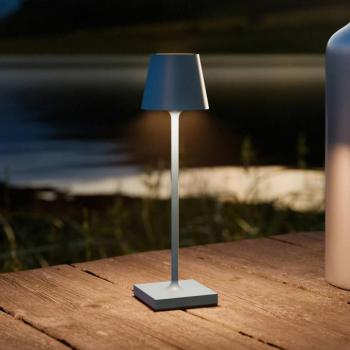 LED tölthető asztali világítás Nuindie pocket, kék, IP54, dimmelhető kép