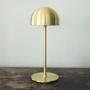 LED tölthető asztali világítás Tim, sárgaréz színű, magasság 30 cm, IP54 kép
