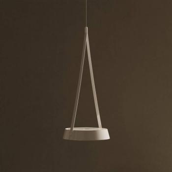 LED tölthető függőlámpa Mahina, fehér, Ø 17 cm, fém, CCT kép