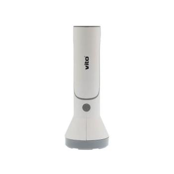 LED tölthető zseblámpa LAMPAS-8 3W+1,4W 190lm 6000K (hideg fehér) fehér-szürke 5000420 VITO kép