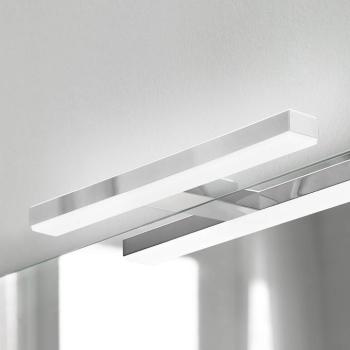 LED tükör lámpa Veronica, szélessége 30 cm, króm kép