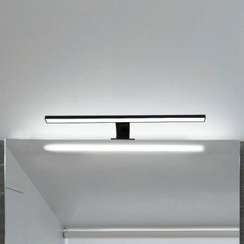 LED tükör világítás Bill, szélesség 60 cm, fekete, fém, 4000 K kép