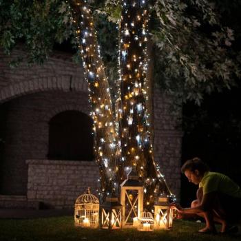 LED tündérfények Twinkly CCT, 250-fl. 20 m fekete kép