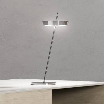 LED újratölthető asztali világítás Mahina króm színű magasság 36 cm fém CCT kép