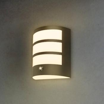 LED újratölthető kültéri fali lámpa 3793015, fekete, fényerőszabályzó, IP44 kép