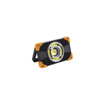 LED újratölthető reflektor beépített hangszóróval, 10W, 5V USB, 6500K, IP44, 2000 mAh FCL-80142 kép