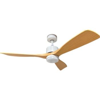 LED ventilátor mennyezeti 18w/3CCT fehér fa + távirányító, 1440 lm, Optonica, 19109 kép
