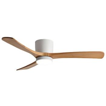 LED ventilátor mennyezeti 18w/3CCT fehér fa + távirányító, 1440 lm, Optonica, 19111 kép