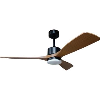 LED ventilátor mennyezeti 18w/3CCT fekete fa + távirányító, 1440 lm, Optonica, 19110 kép