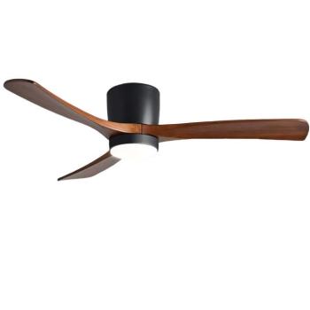 LED ventilátor mennyezeti 18w/3CCT fekete fa + távirányító, 1440 lm, Optonica, 19112 kép