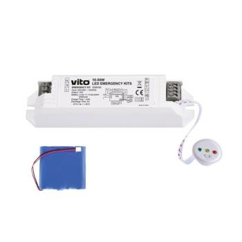 LED vészvilágító készlet 10-50W 3x3.7V 2200mAh 18650 LI-ION 6200160 VITO kép