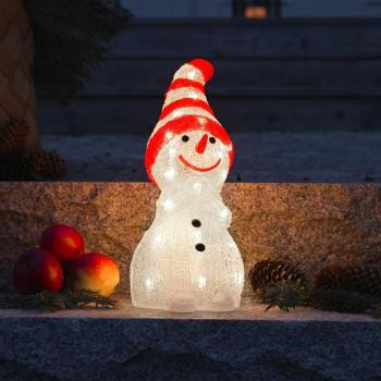 LED világító figura hóember kültéri, IP44 kép