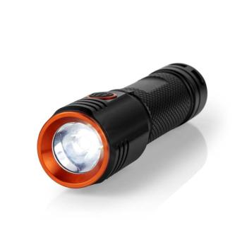LED zseblámpa | Elemes Áramellátás | 3.7 V DC | 20 W | Beépített Lítium-ion | Elemmel | Újratölthető | Névleges fényáram: 2000 lm | Világítás hatóköre kép