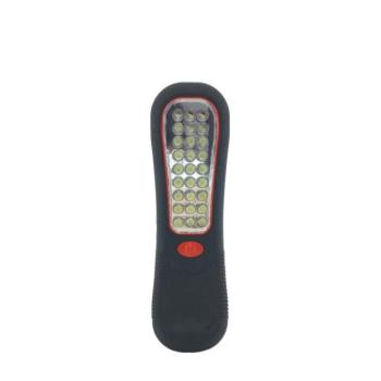 LED zseblámpa FLASH-4 akasztóval és mágnessel 1W 120lm 6000K (hideg fehér) gumi fekete 5000510 VITO kép