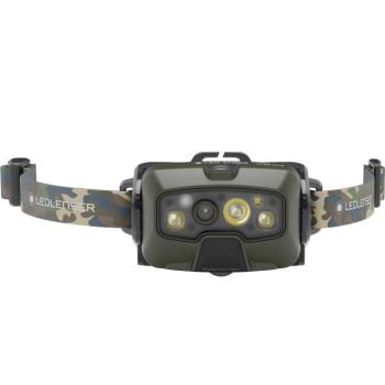 LEDLENSER HF8R Core RGB 1600lm/210m, Li-ion, tölthető fejlámpa, terepmintás kép