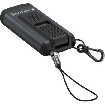 LEDLENSER K6R safety tölthető kulcstartós lámpa/riasztóval Li-ion 400lm szürke kép