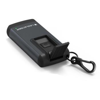 LEDLENSER K6R tölthető kulcstartós lámpa Li-ion 400lm szürke kép