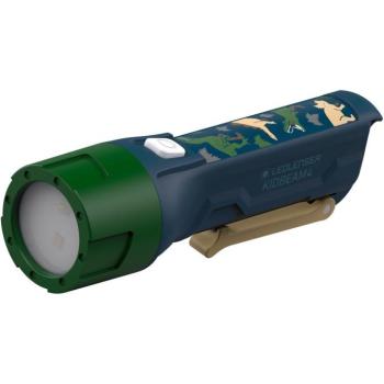 LEDLENSER Kidbeam4 rúdlámpa gyerekeknek 70lm zöld 2xAAA kép