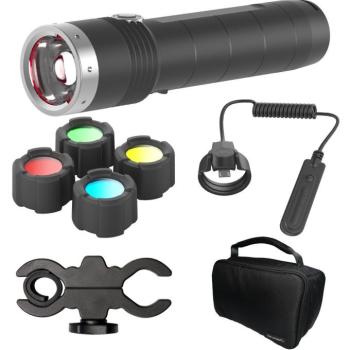 LEDLENSER MT10 tölthető fegyverlámpa szett kép