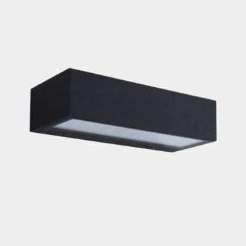LEDS-C4 LED kültéri fali lámpa Nemesis, antracit szélesség 19,5 cm kép