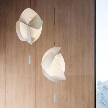 LEDS-C4 Voiles függő lámpa 95x70 cm fázis vágás kép
