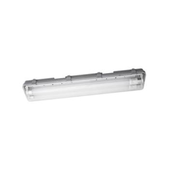 Ledvance Damp Proof Essential por- és páramentes lámpa LED fénycsővel garázsba és műhelybe, hidegfehér, 2x7 W, 60 cm kép