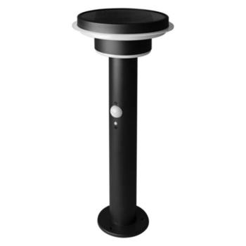 Ledvance Endura Style Solar kültéri napelemes állólámpa mozgásérzékelővel, melegfehér, 6W, 40 cm, fekete kép