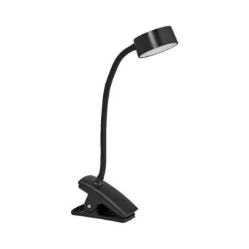 Ledvance-LED érintéses, dimmelhető asztali csíptethető lámpa CYLINDER LED/4,8W/5V 3000-6500K fekete 4099854388460 kép