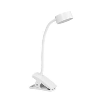 Ledvance -LED érintős, dimmelhető asztali lámpa csíptetővel CYLINDER LED/4,8W/5V 3000-6500K fehér 4099854388552 kép