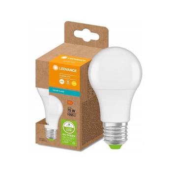 LED izzó újrahasznosított műanyagból E27/10W/230V 2700K - Ledvance 4099854531279 kép