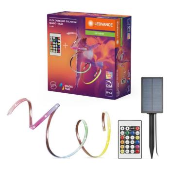 Ledvance - LED RGB dimmelhető napelemes szalag FLEX MAGIC 5m LED/1,6W/3,7V IP44 + távirányító 4099854370083 kép
