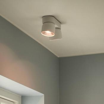 Downlight Pitcher, fehér/ezüst, 2 izzós, fém, GU10 kép
