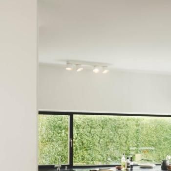 Downlight Pitcher, fehér/ezüst, 4 izzós, fém, GU10 kép