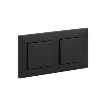 Legrand - Dupla egypólusú kapcsoló č. 1 NILOE STEP kerettel fekete LR0045+2xLR0038 kép