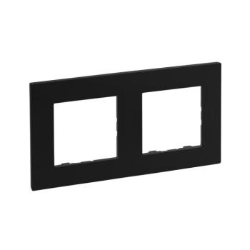 Legrand - Dupla keret NILOE STEP fekete 863592 kép