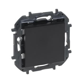 Legrand - Egypólusú 1-es kapcsoló keret nélkül NILOE STEP fekete 863501B kép