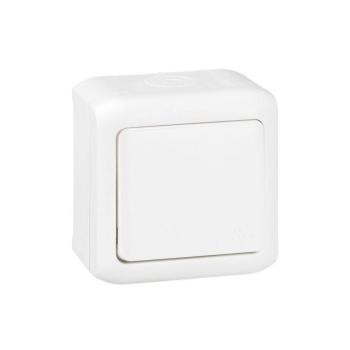 Legrand - Egypólusú fali kapcsoló 1. FORIX IP44 fehér 782360 kép