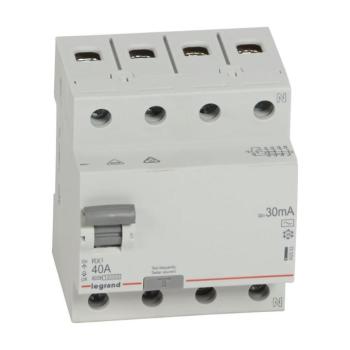 Legrand - FI-relé 4-pólusú RX3 4P 40A 30MA AC 402063 kép